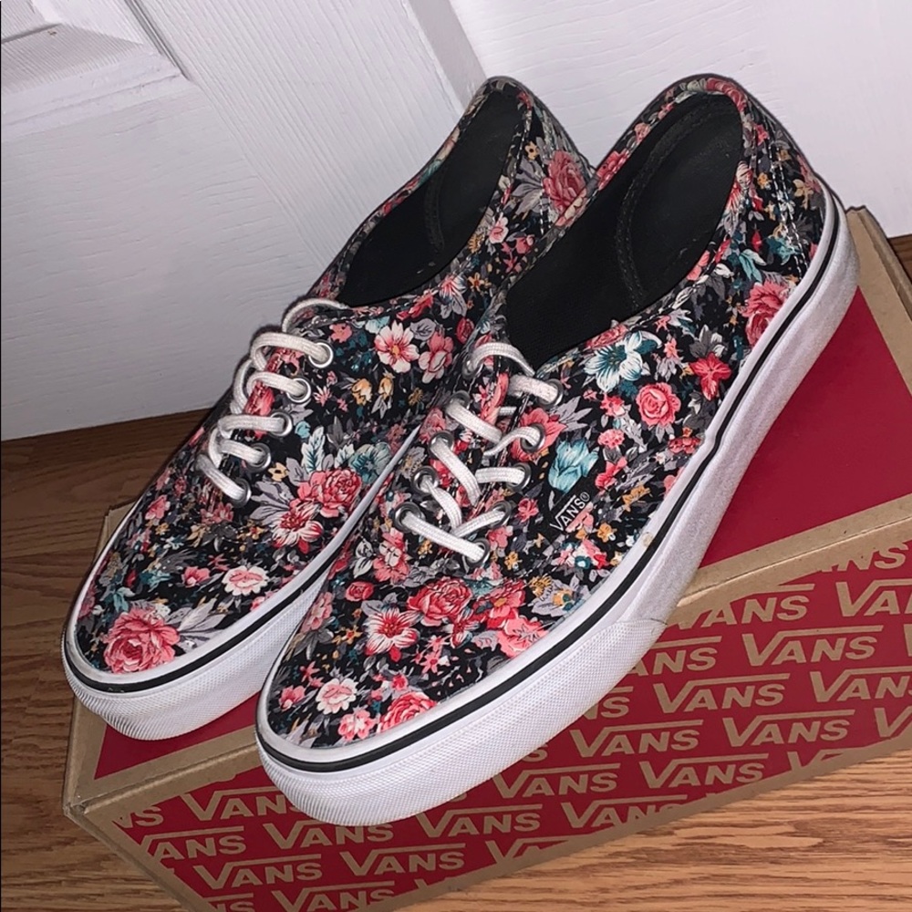 Authentic Hawaiian floral vans